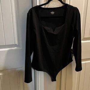 Amazon Black Long Sleeve Bodysuit